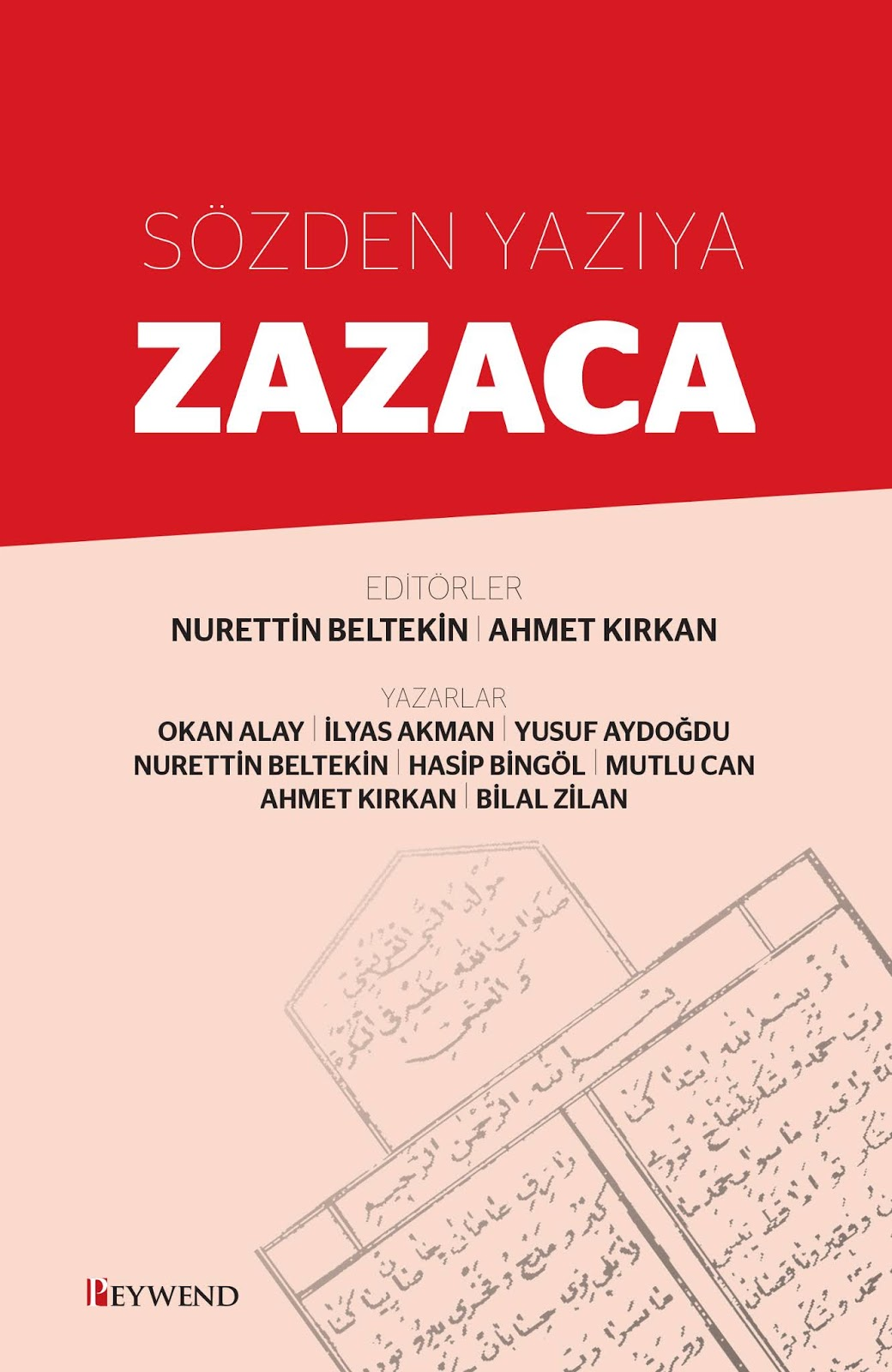 Sözden Yazıya Zazaca