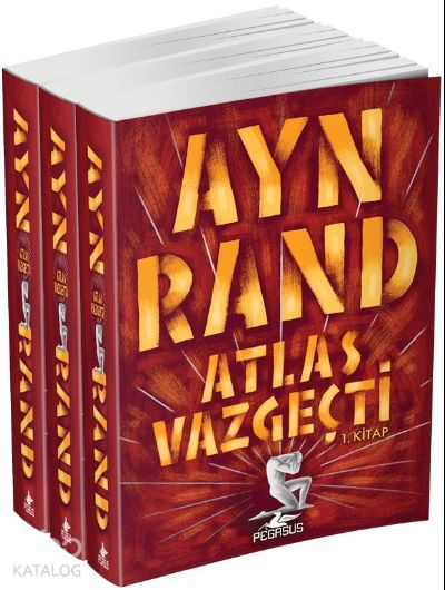 Atlas Vazgeçti 3 Kitaplık Set