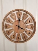 Ahşap Duvar Saati 42 cm