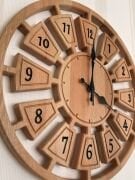 Ahşap Duvar Saati 42 cm