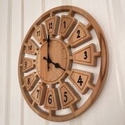 Ahşap Duvar Saati 42 cm