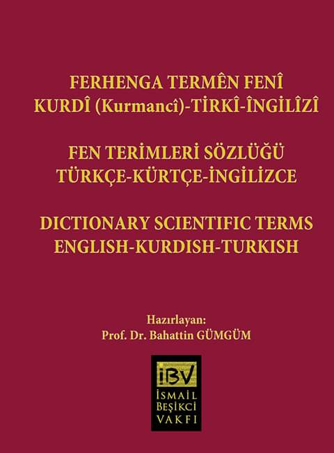 Ferhenga Termên Fenî - Fen Terimleri Sözlüğü